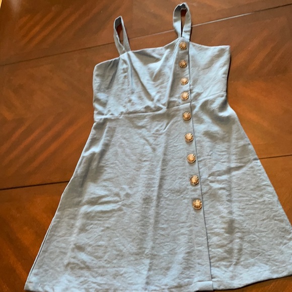 Dresses & Skirts - Blue sundress with buttons